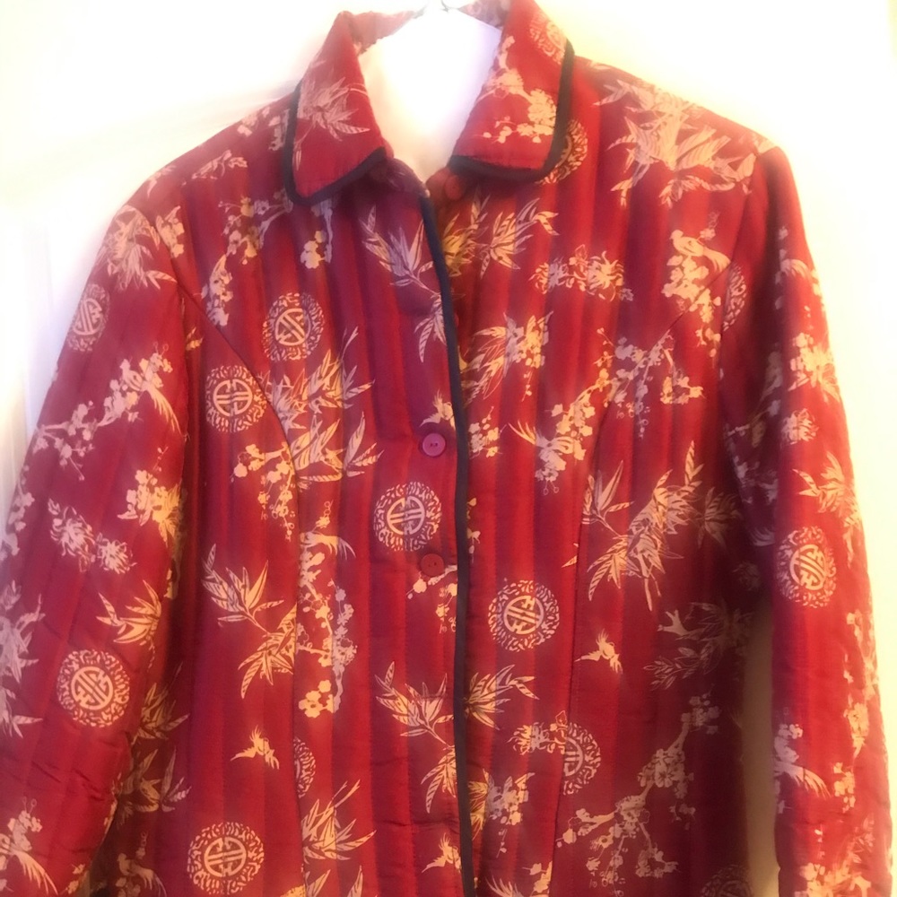 Quilted Silk Jacket